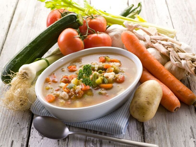 zuppa di verdure per prostatite e adenoma prostatico