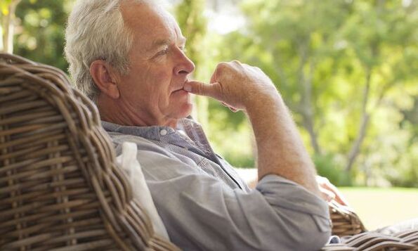 La prostatite viene diagnosticata negli uomini più anziani che non sono sicuri delle proprie capacità
